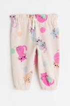 H & M - Cotton Joggers - Pink