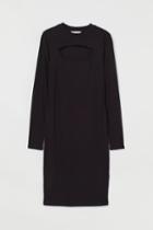 H & M - Mama Cut-out Dress - Black