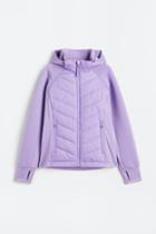 H & M - Hooded Sports Jacket - Purple