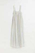 H & M - H & M+ Tie-belt Dress - White