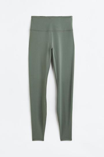 H & M - Sports Tights In Softmove&trade; - Green