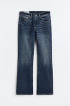 H & M - Slim Flared Jeans - Blue