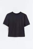 H & M - Drymove&trade; Sports Crop Top - Black