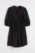 H & M - Mama Wrap Dress - Black