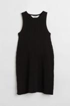 H & M - Fine-knit Dress - Black