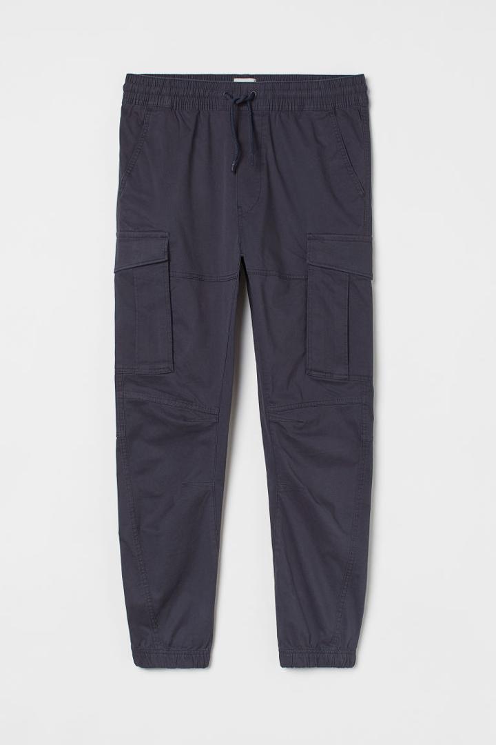 H & M - Cargo Joggers - Blue