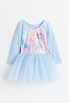 H & M - Tulle-skirt Dance Dress - Blue