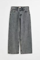 H & M - Straight Low Jeans - Blue