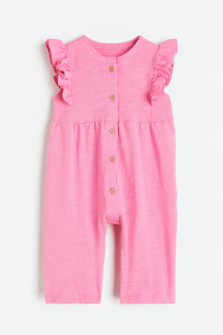 H & M - Jersey Jumpsuit - Pink