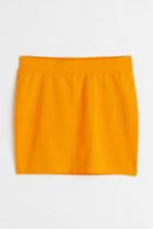 H & M - Mini Skirt - Yellow