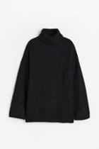 H & M - Turtleneck Sweater - Black