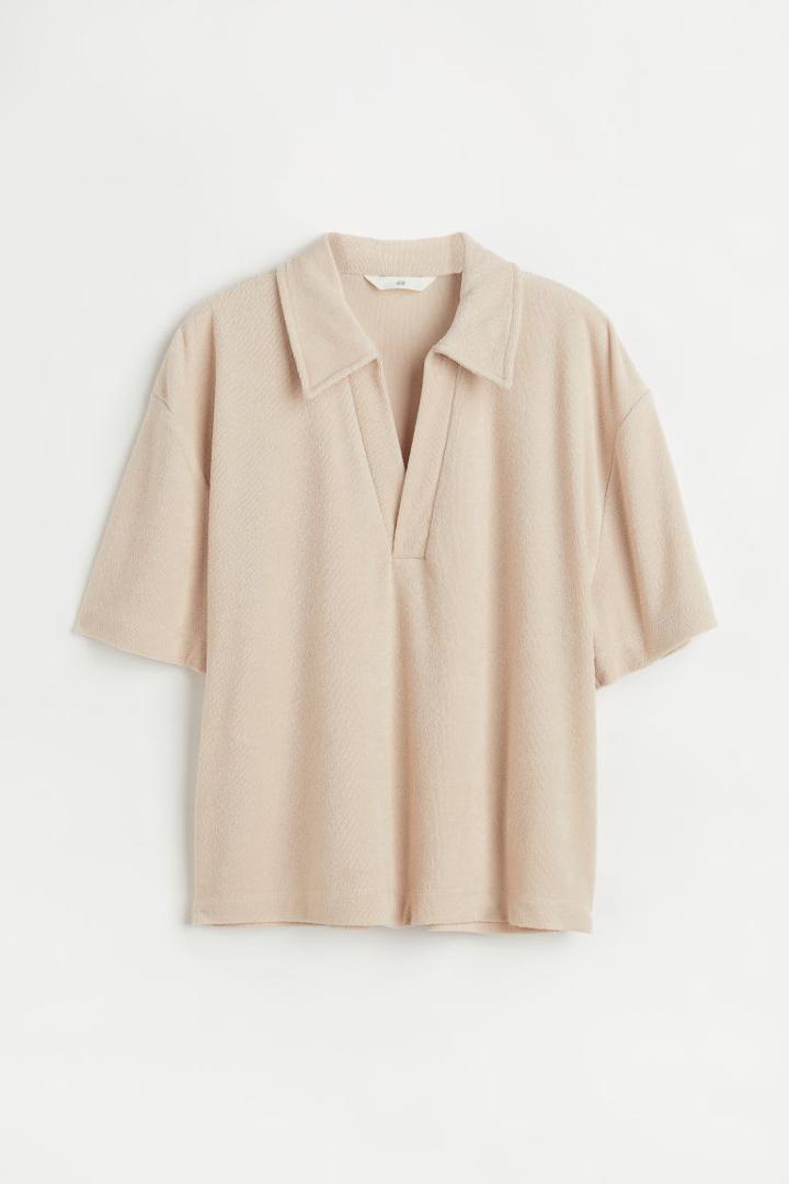 H & M - Terry Top - Beige