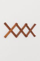 H & M - Wooden Accordion Coat Rack - Beige