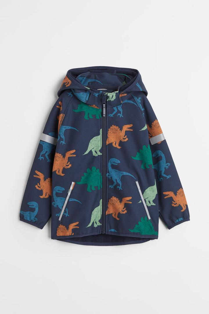 H & M - Water-resistant Softshell Jacket - Blue