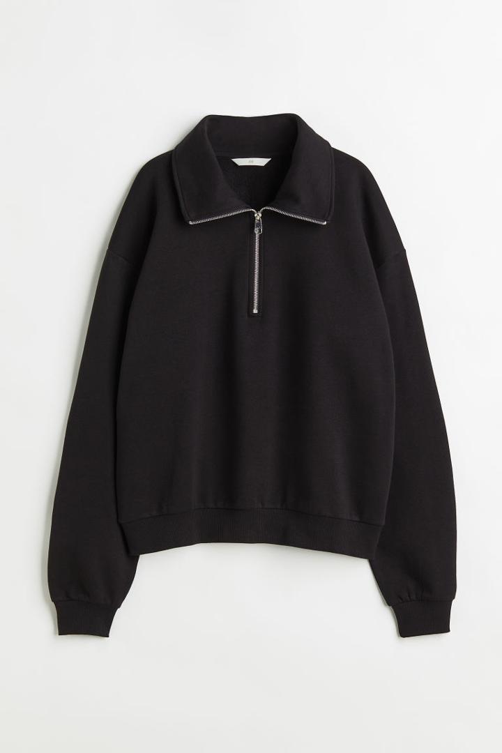 H & M - Pointelle-knit Dress - Black