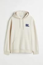 H & M - Relaxed-fit Hoodie - Beige