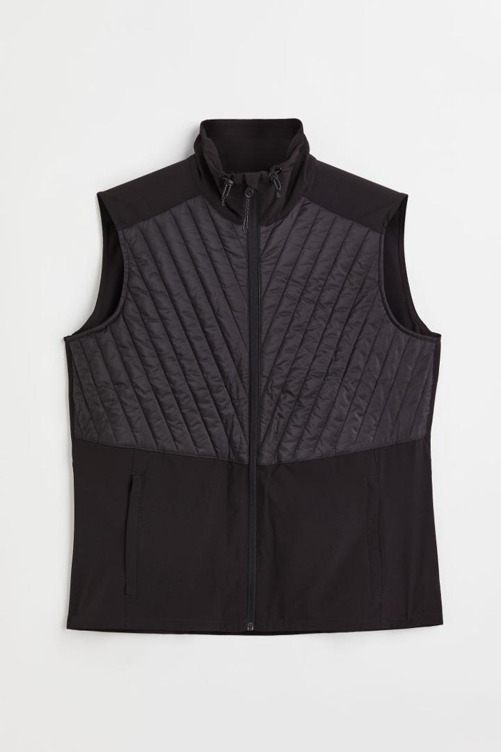H & M - H & M+ Slim Fit Running Vest - Black
