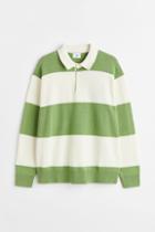 H & M - Relaxed Fit Polo Shirt - Green