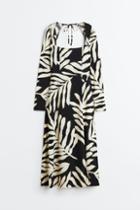 H & M - Square-neck Jersey Dress - Black