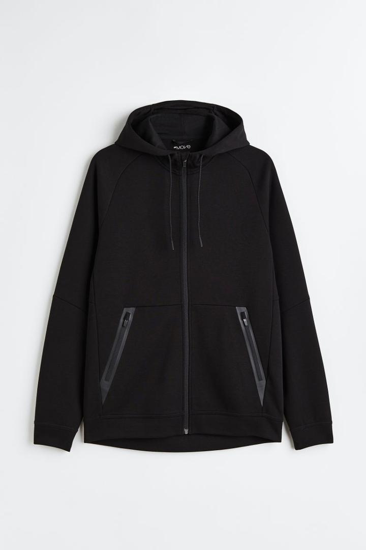 H & M - Sports Hoodie In Drymove&trade; - Black