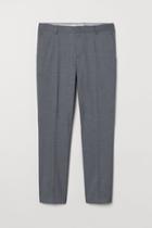 H & M - Skinny Fit Suit Pants - Gray