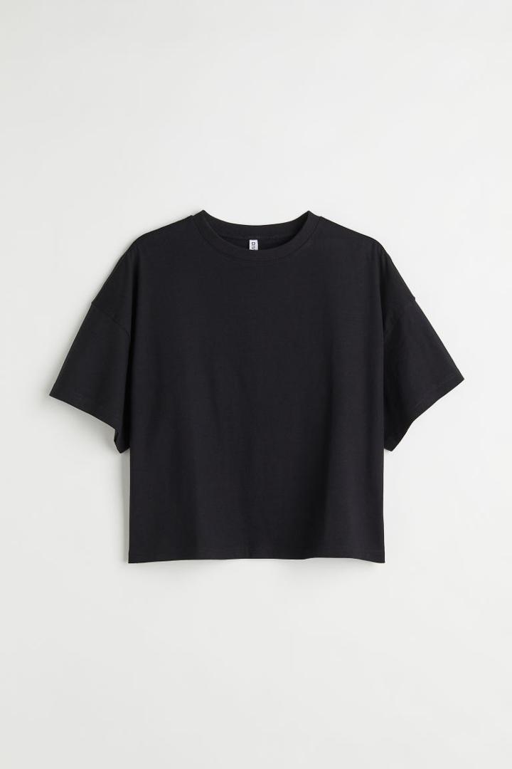 H & M - H & M+ Cotton T-shirt - Black