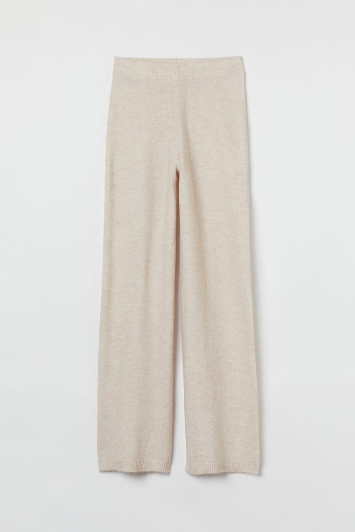 H & M - Knit Pants - Beige