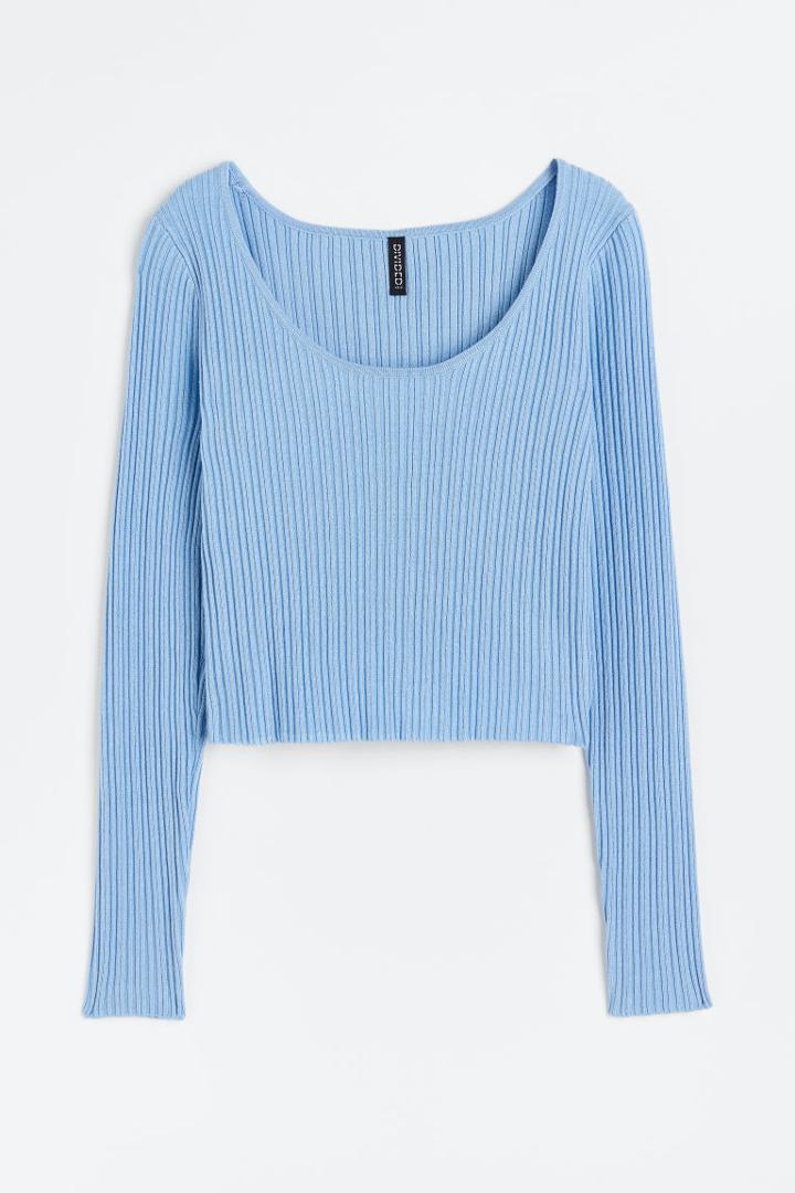 H & M - Knit Top - Blue