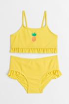 H & M - Flounced Bikini - Yellow
