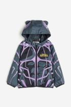 H & M - Print-motif Windbreaker - Black