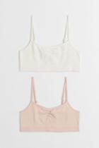 H & M - 2-pack Seamless Tops - Pink