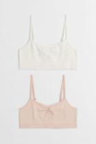 H & M - 2-pack Seamless Tops - Pink