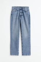 H & M - Mom Ultra High Ankle Jeans - Blue