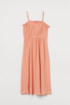 H & M - Calf-length Jersey Dress - Orange
