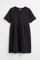 H & M - H & M+ Cotton Jersey Dress - Black