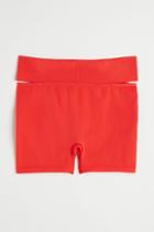 H & M - Seamless Hot Pants - Red