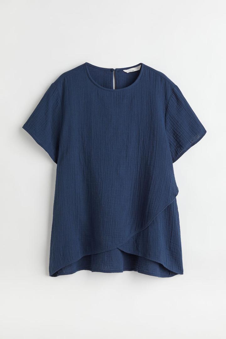 H & M - Mama Nursing Blouse - Blue