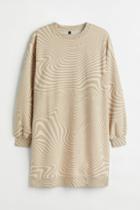 H & M - H & M+ Sweatshirt Dress - Beige
