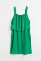 H & M - Mama Viscose Nursing Dress - Green