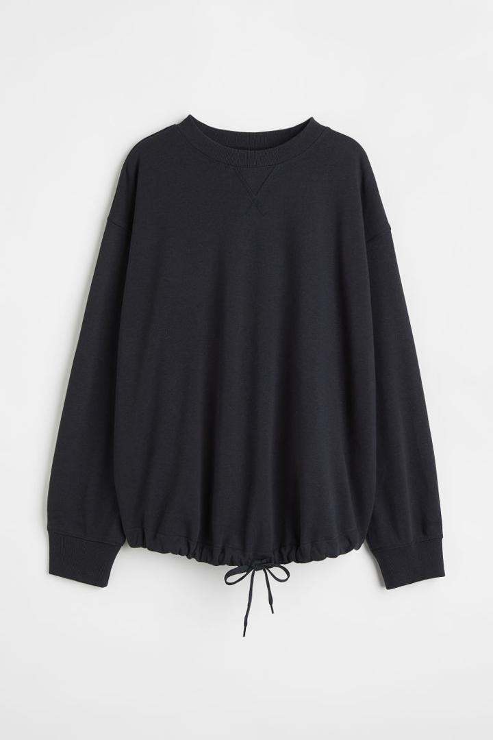 H & M - Mama Drawstring Sweatshirt - Blue