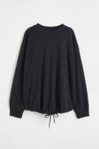 H & M - Mama Drawstring Sweatshirt - Blue