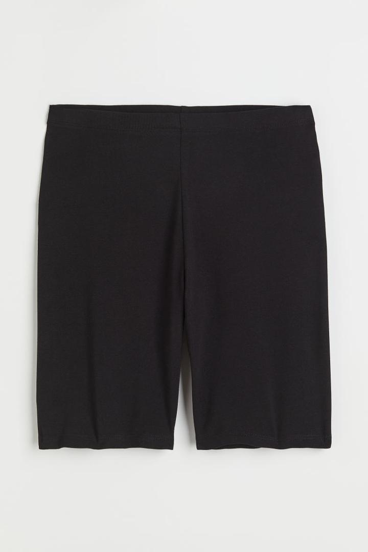 H & M - H & M+ Bike Shorts - Black