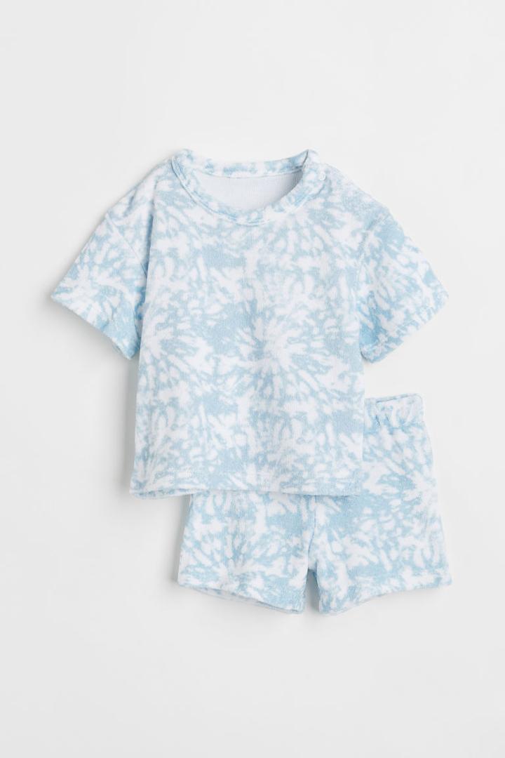H & M - 2-piece Terry Set - Blue