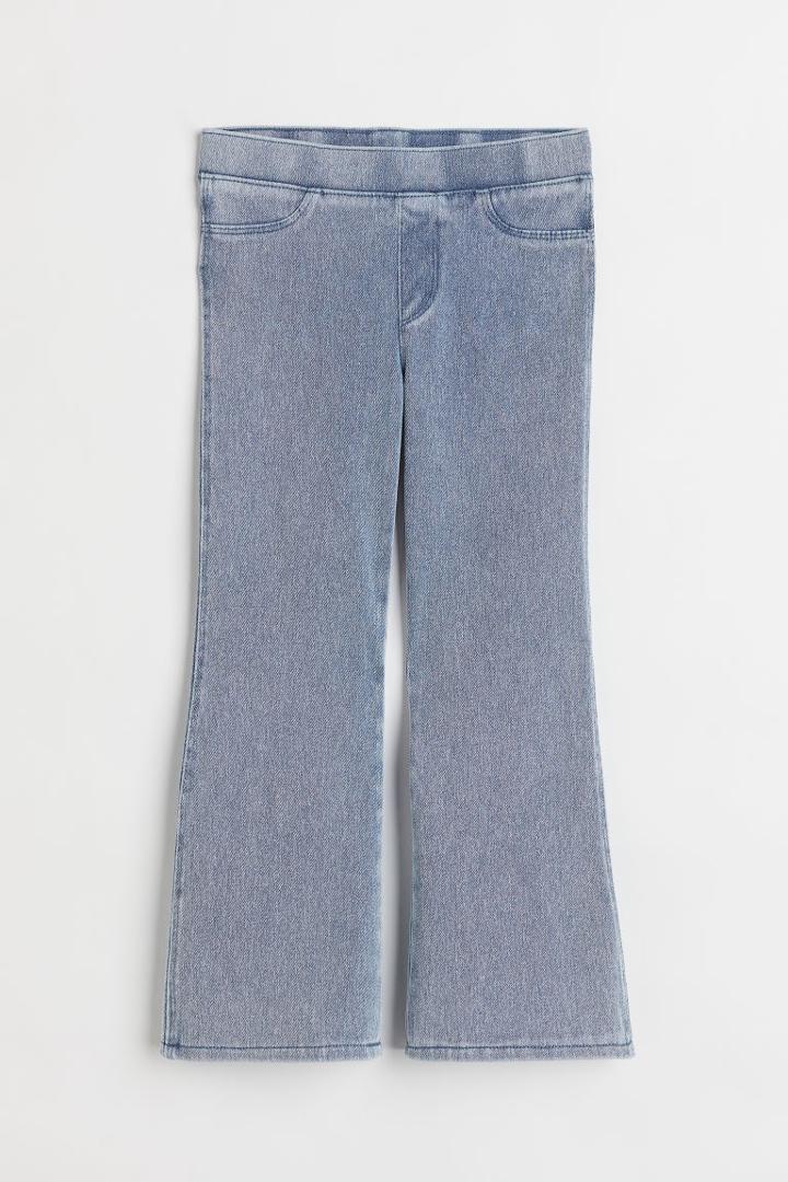 H & M - Flared Jeggings - Blue