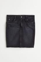 H & M - H & M+ True To You Denim Skirt - Black