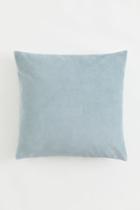 H & M - Corduroy Cushion Cover - Turquoise