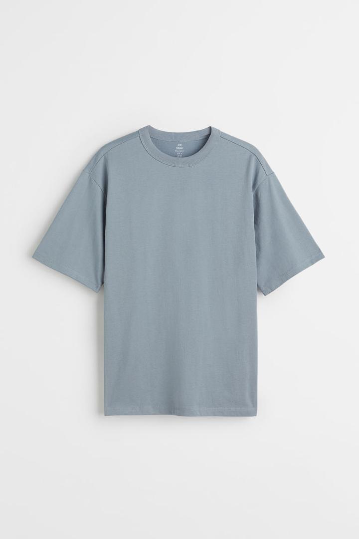 H & M - Coolmax Relaxed Fit T-shirt - Gray