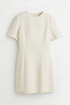 H & M - Boucl Dress - White