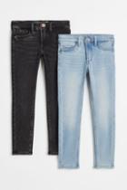H & M - 2-pack Super Soft Skinny Jeans - Black