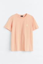 H & M - Regular Fit Appliqud T-shirt - Orange